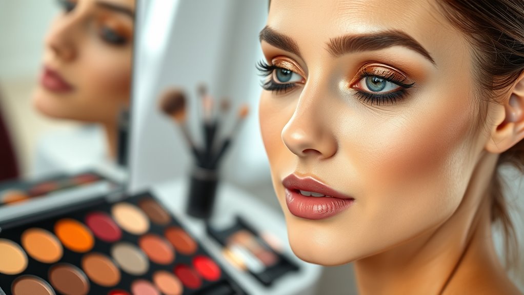 detailed makeup application instructions