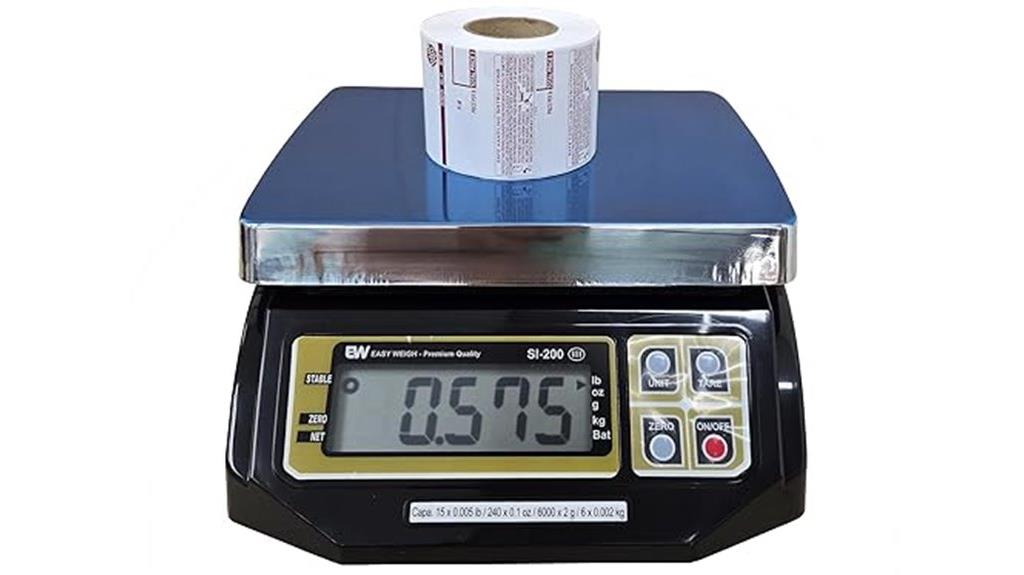 digital dual display scale