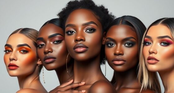 diverse skin tone makeup