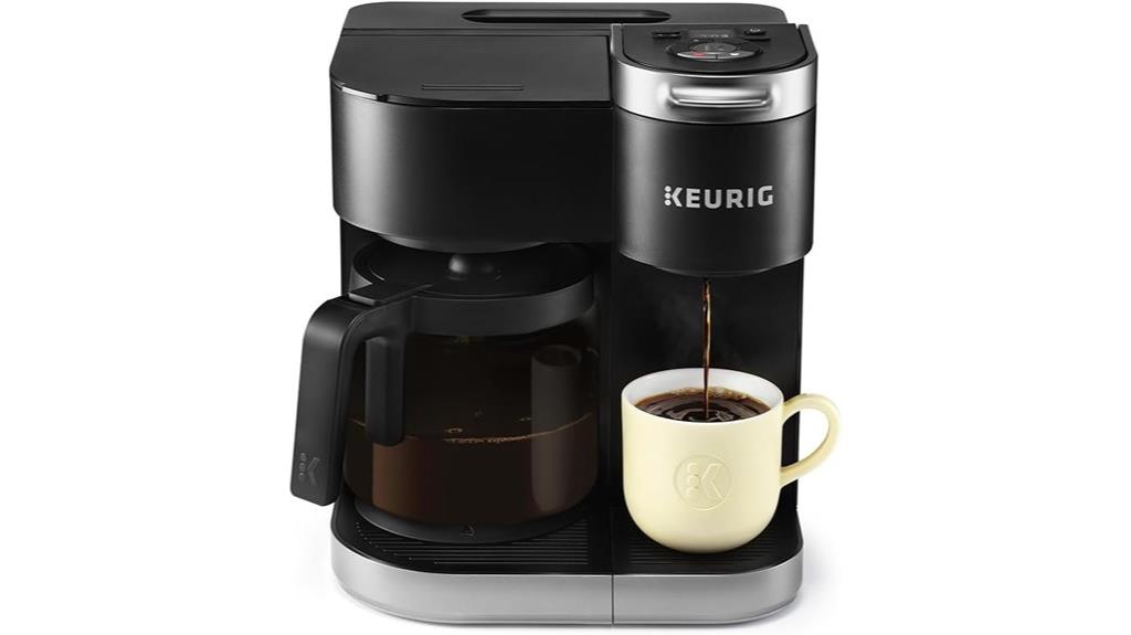dual serve coffee brewing appliance