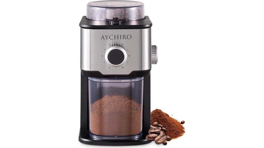 electric burr coffee grinder