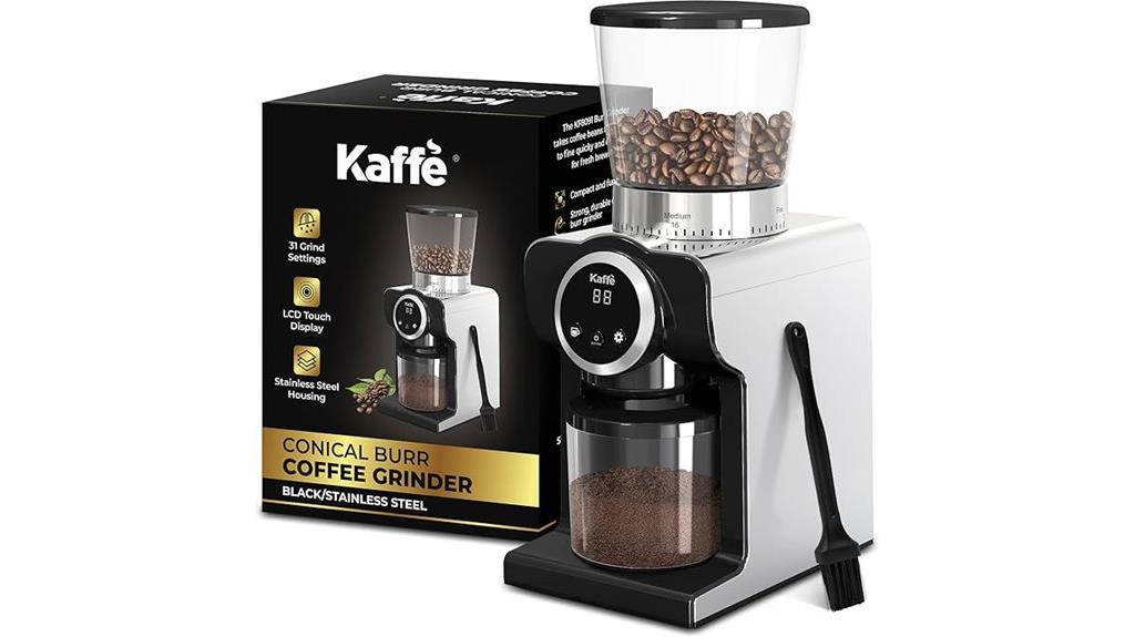 electric burr coffee grinder
