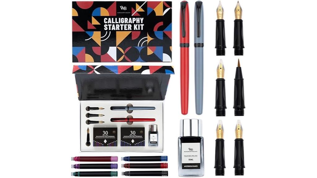 elegant calligraphy pen set