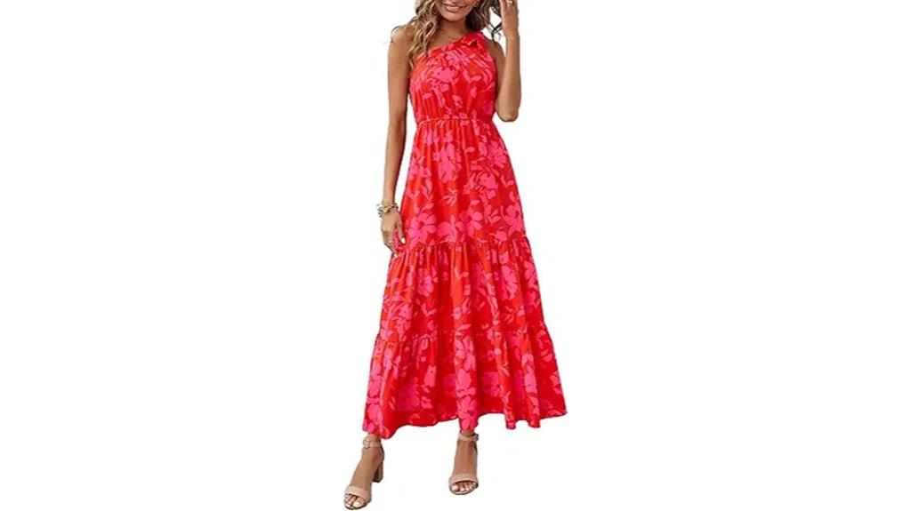 elegant floral summer maxi