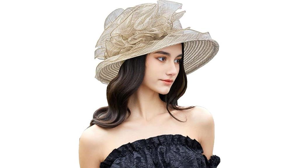 elegant kentucky organza hat