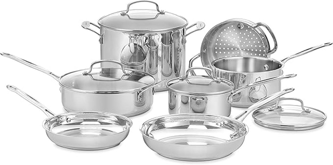 eleven piece cookware collection