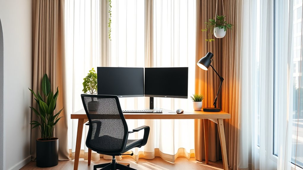 ergonomic space efficient affordable workspace