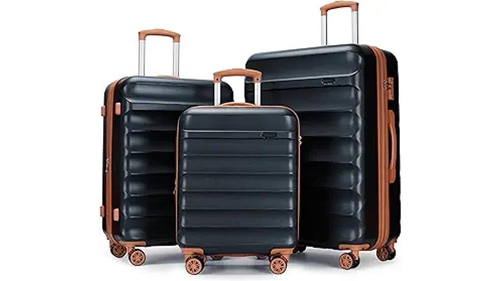 expandable luggage with spinner wheels