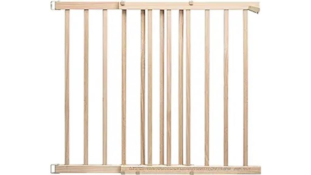 extra tall tan wood gate