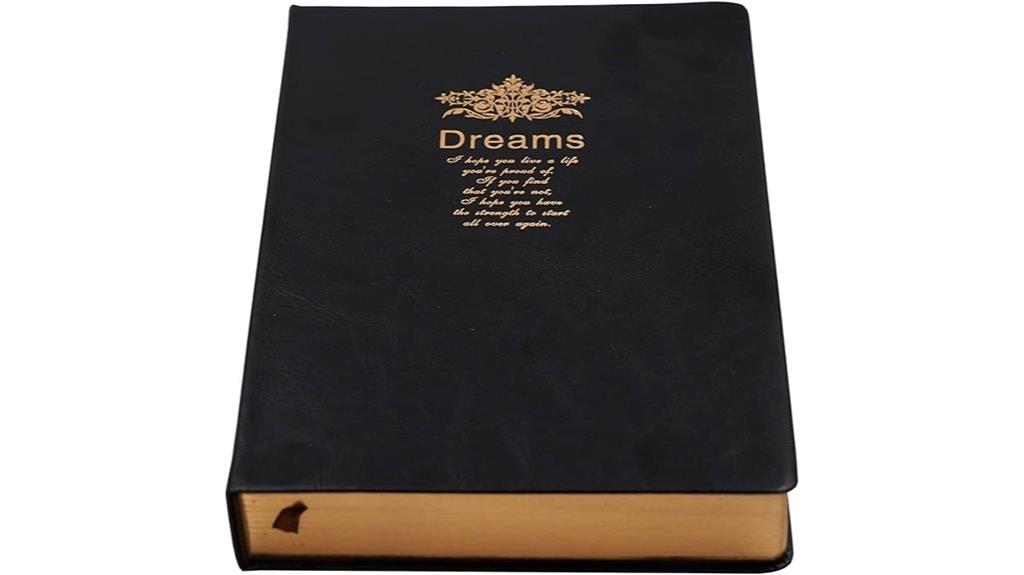 faux leather a5 journal