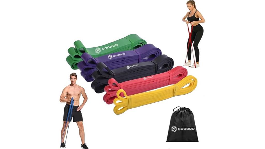 five loop resistance bands