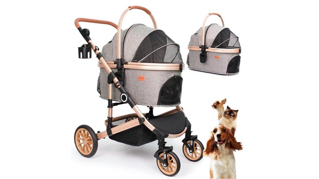 foldable 3 in 1 pet carrier