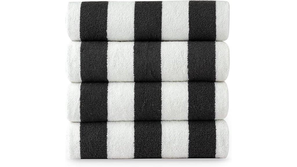 four beach towels pack