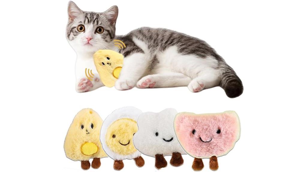 four catnip toys pack