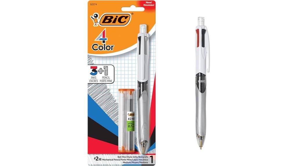 four color pen and pencil