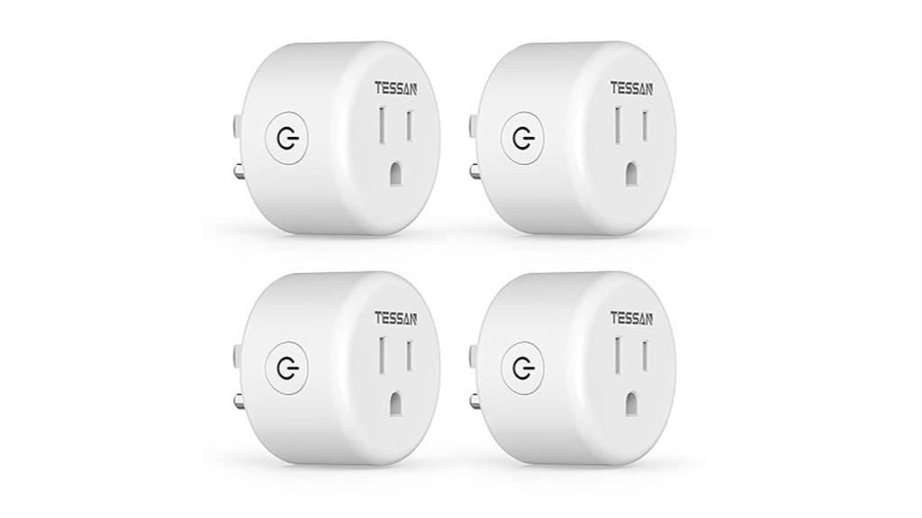four pack wifi smart plugs