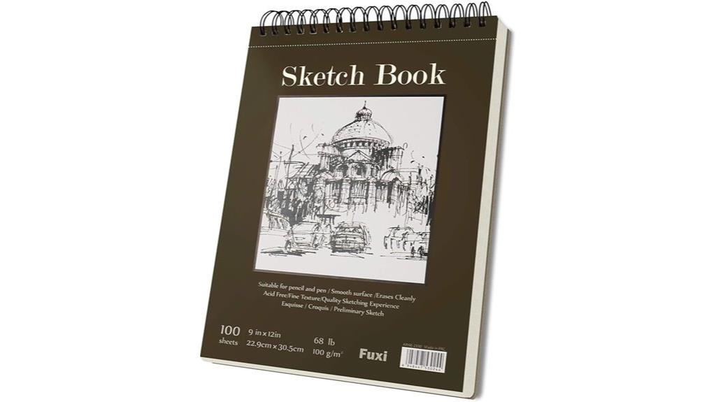 fuxi spiral sketchbook