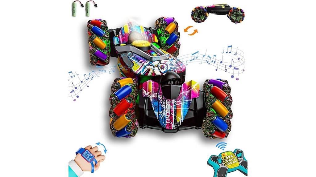 gesture control rc car