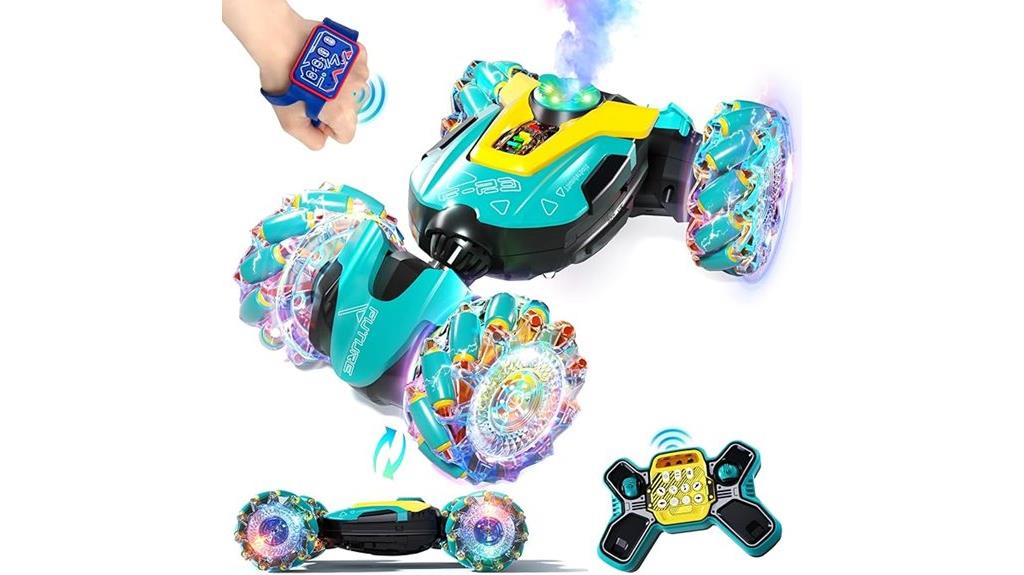 gesture controlled stunt car