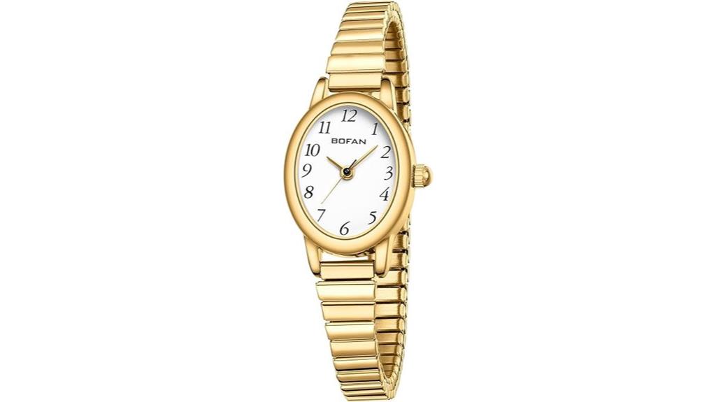 gold women s quartz watch