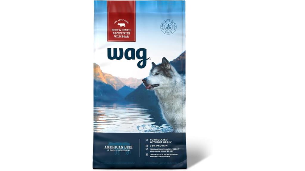 grain free beef dog food
