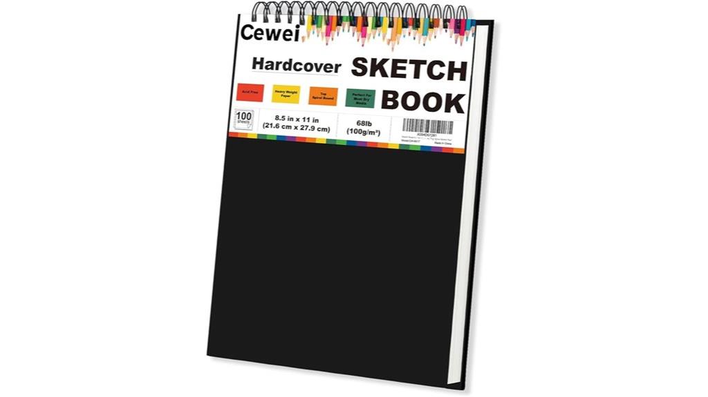 hardcover 8 5x11 sketchbook