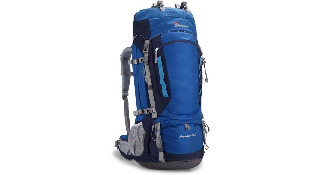 high capacity hiking backpack