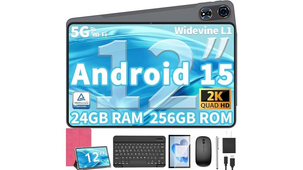 high performance pink android tablet