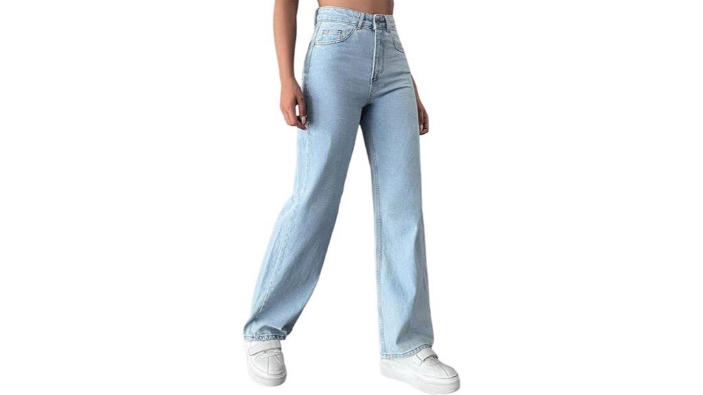 high waist baggy jeans