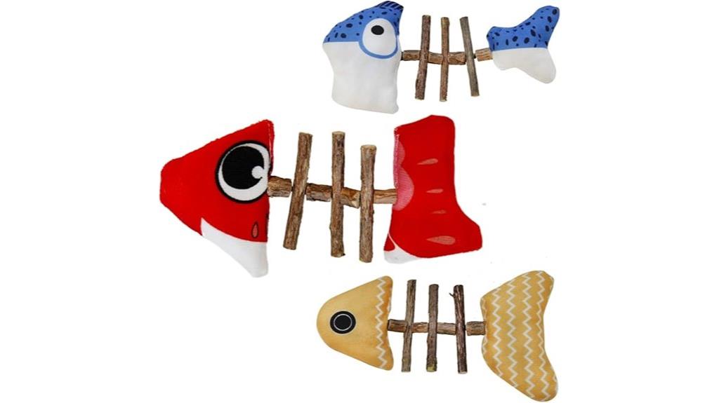 indoor catnip fish toys