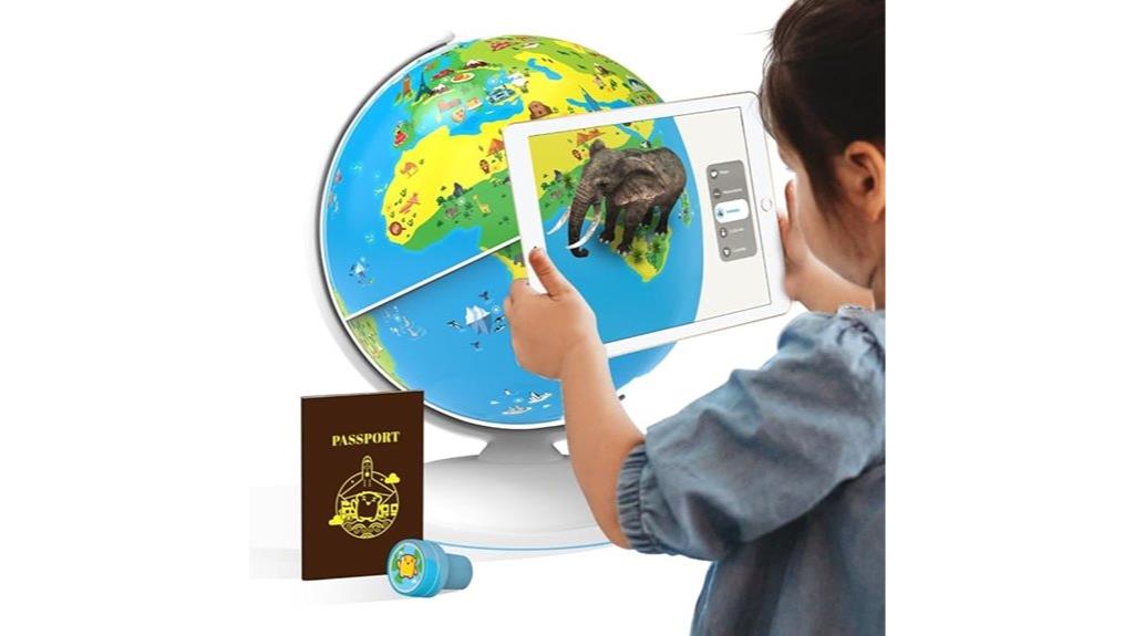interactive kids globe