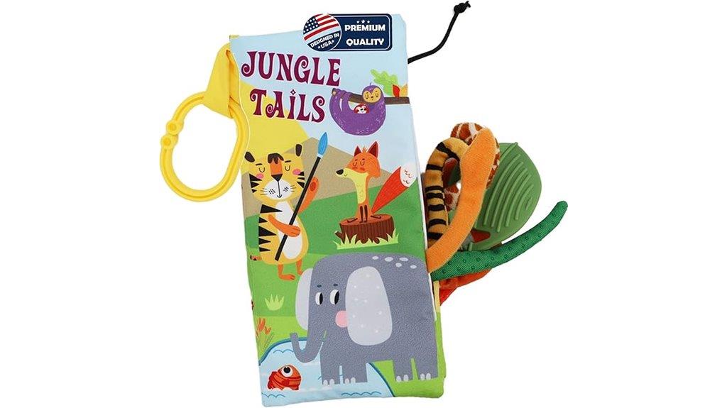 jungle themed infant stroller toys