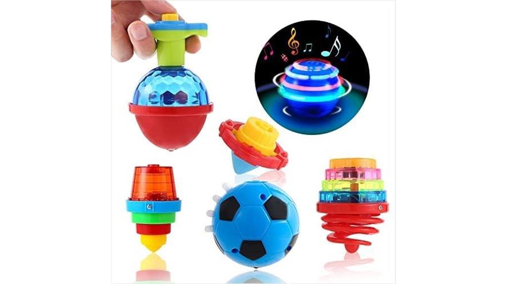 kids led spinning tops