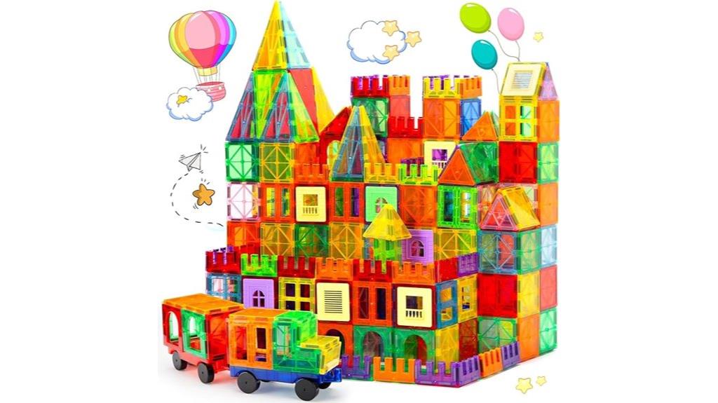 kids magnetic tile set