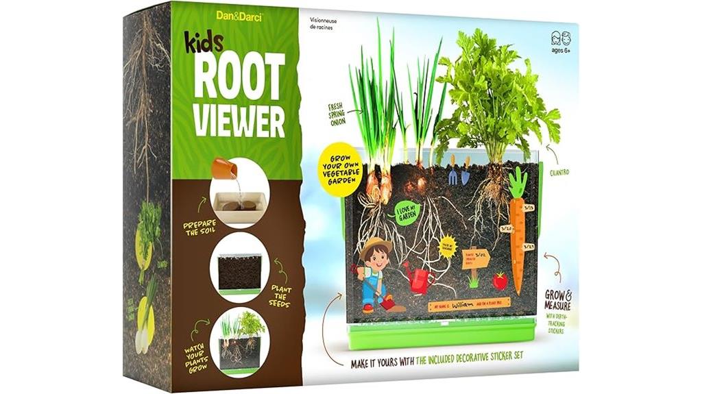 kids stem gardening kit