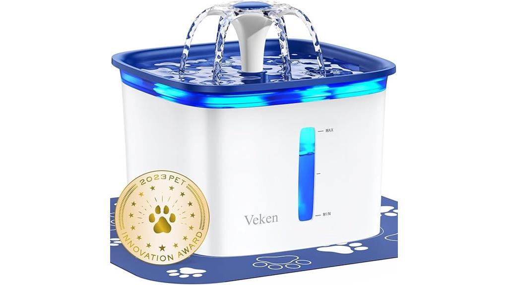 large capacity pet fountain
