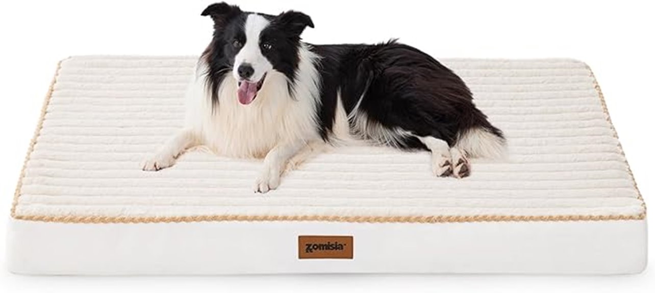 large dog crate bed