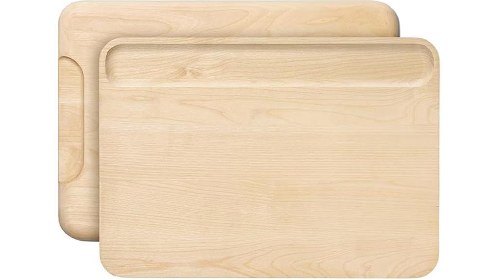 large double sided wooden board