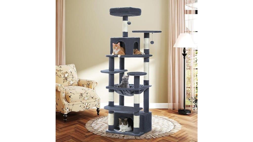 large multi level cat tree