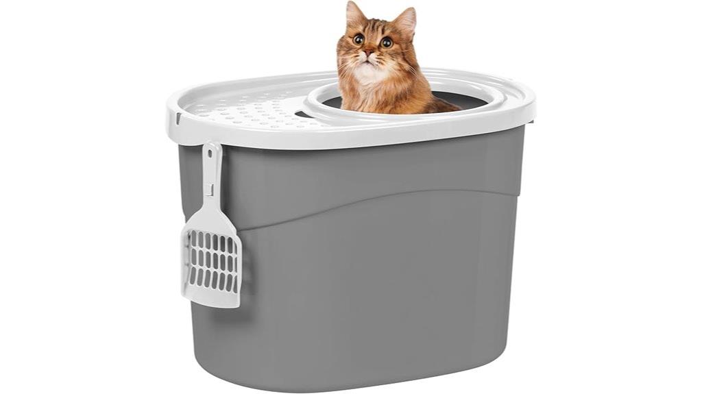 large top entry litter box