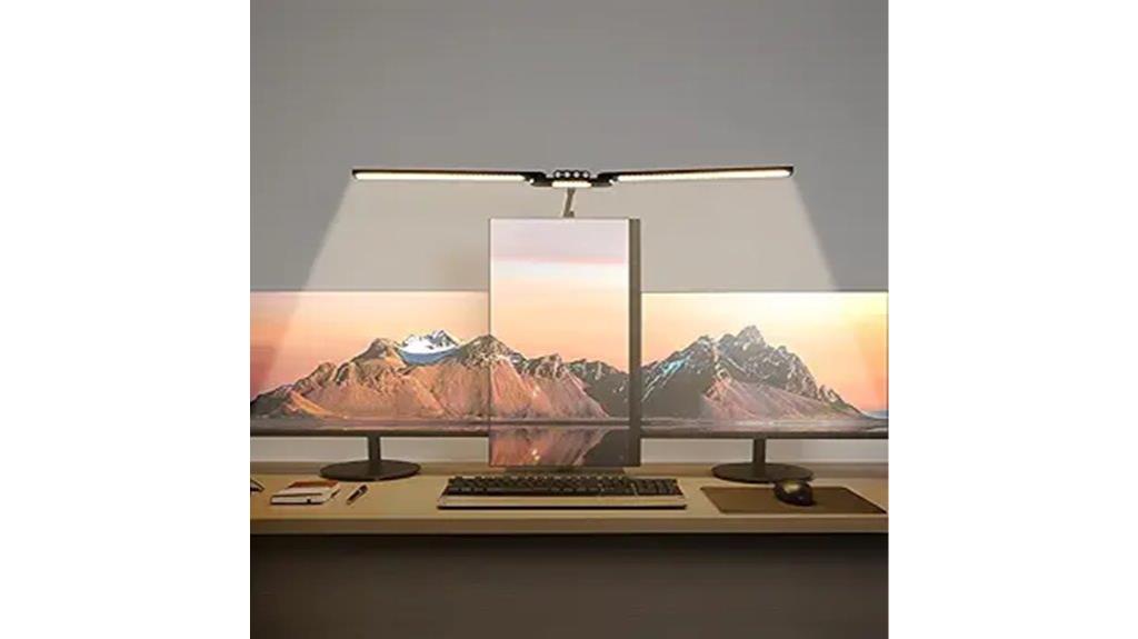 led desk lamp with glasses