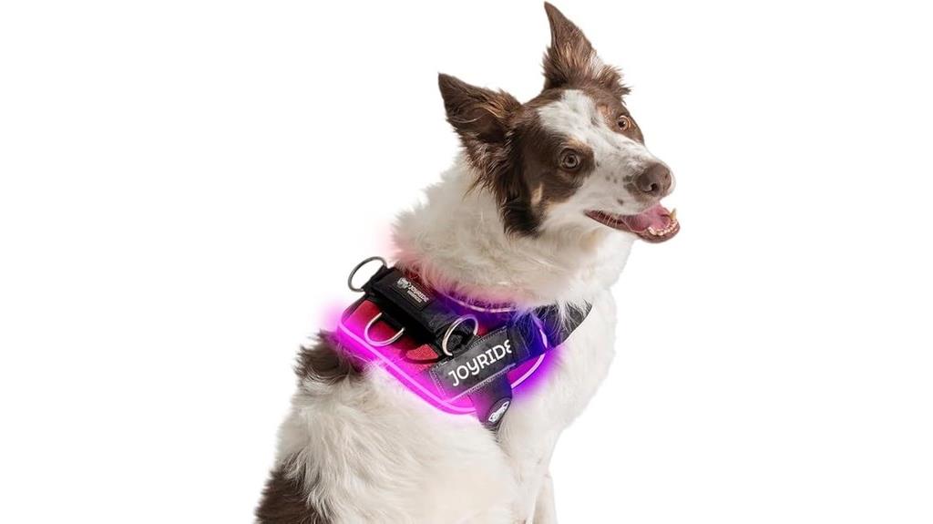 led illuminated dog harness