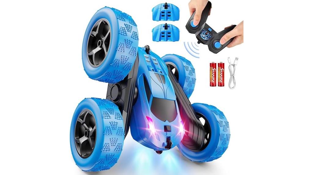 led lit flip rc car