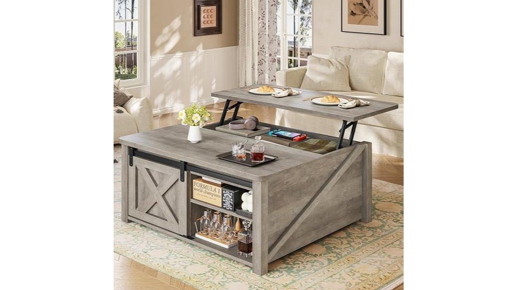 lift top storage coffee table
