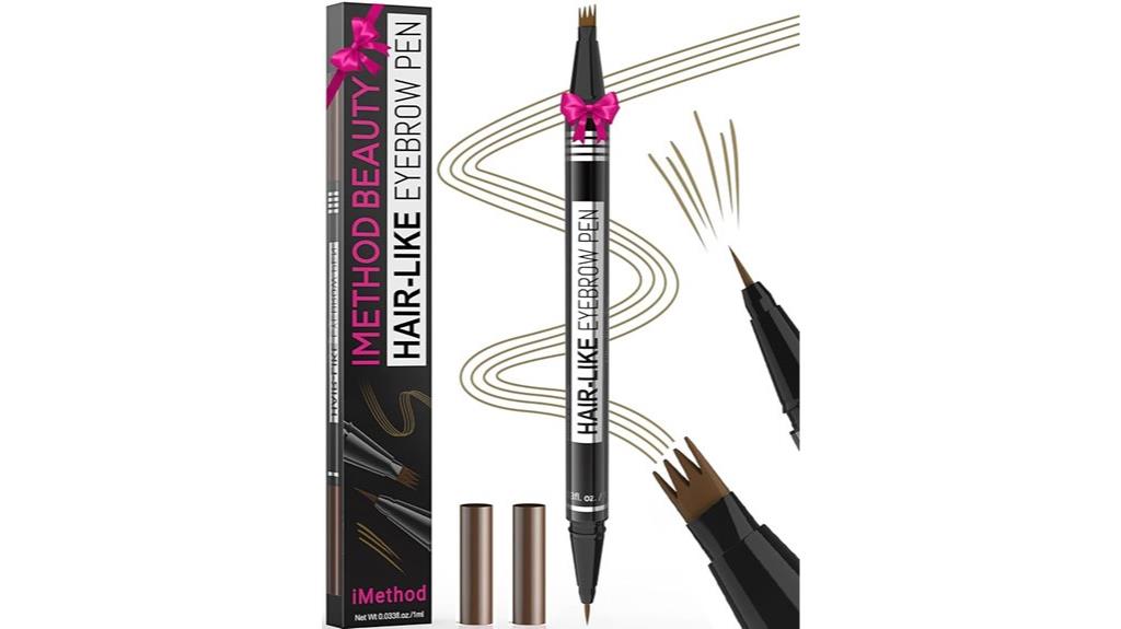light brown eyebrow pen