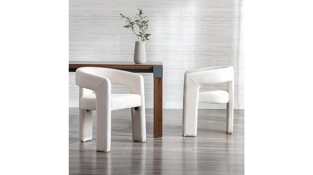 linen upholstered dining chairs