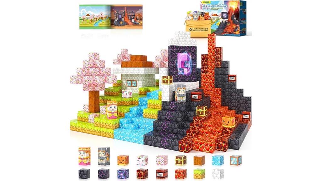 magnetic building blocks set