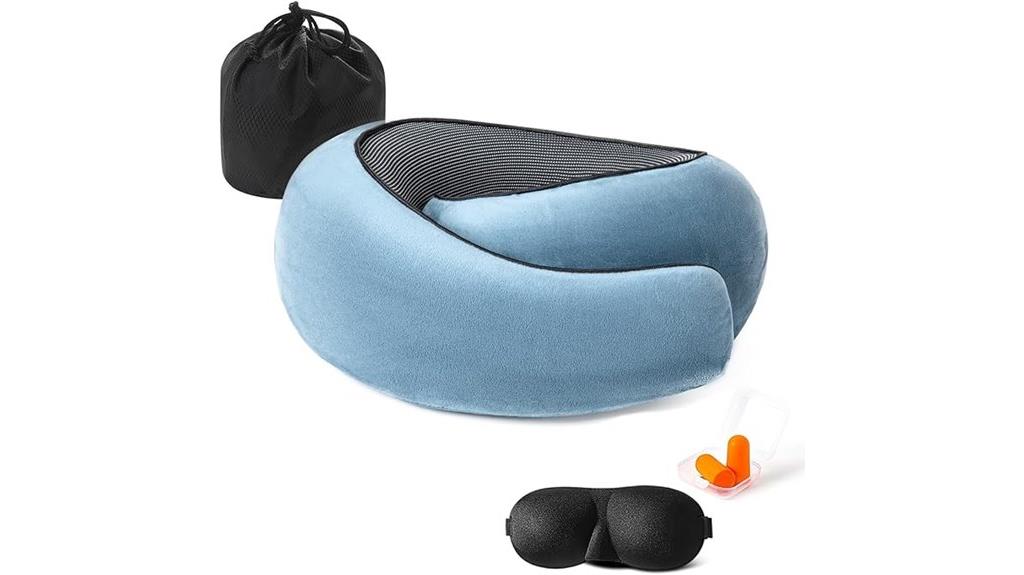 memory foam travel pillow