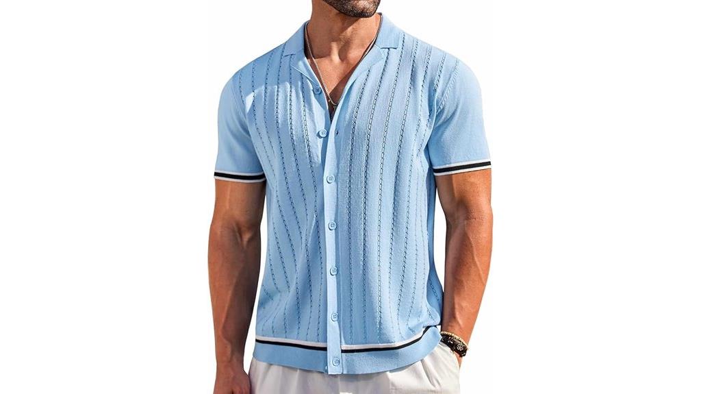 men s short sleeve knit shirt