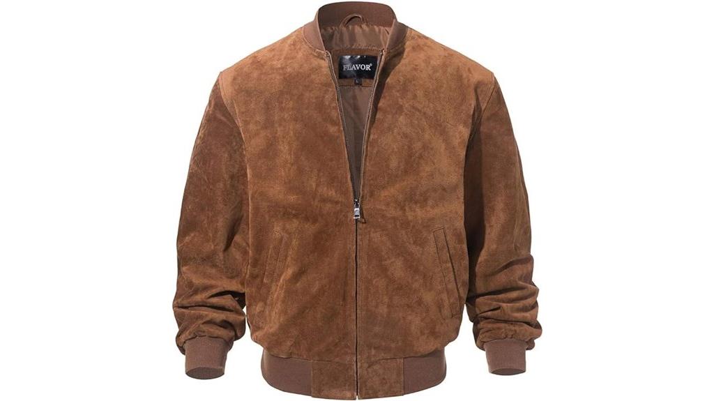men s vintage leather baseball jacket